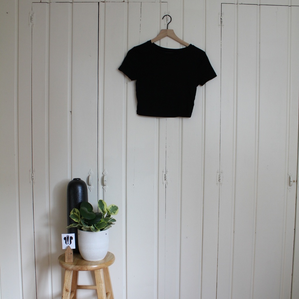Black Wild Fable Crop Top